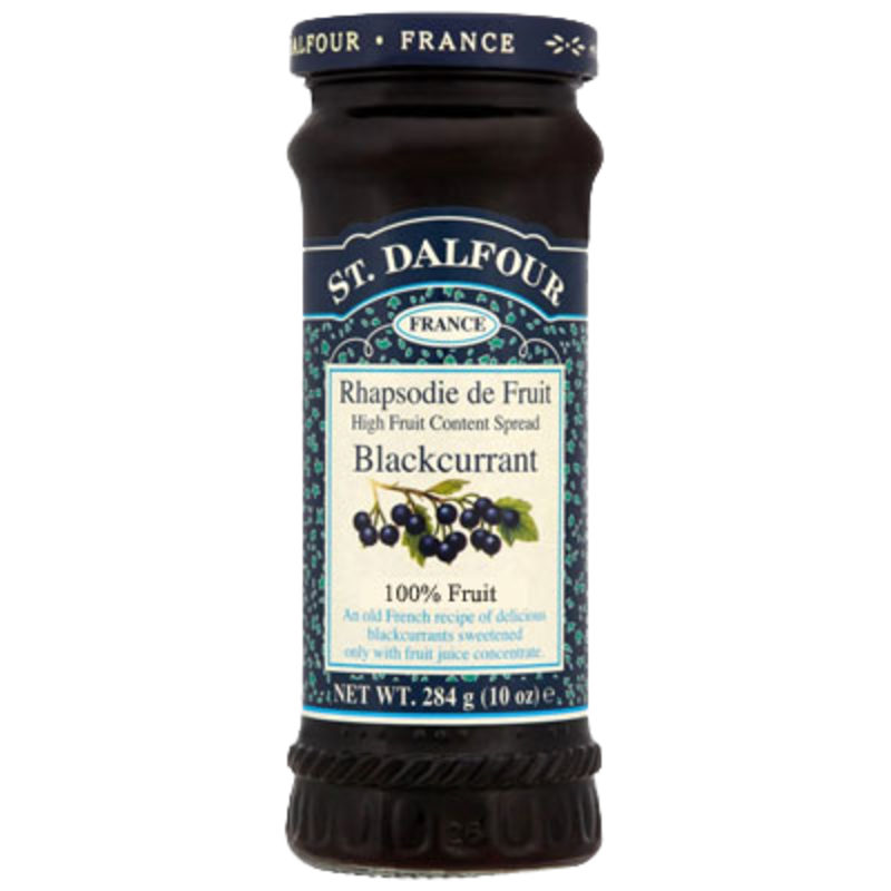 Blackcurrant Fruit Spread 284g (St Dalfour)