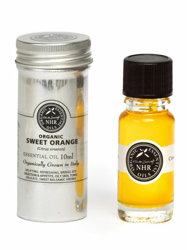 Organic Food Grade Sweet Orange Oil 10ml (NHR Organic Oils)