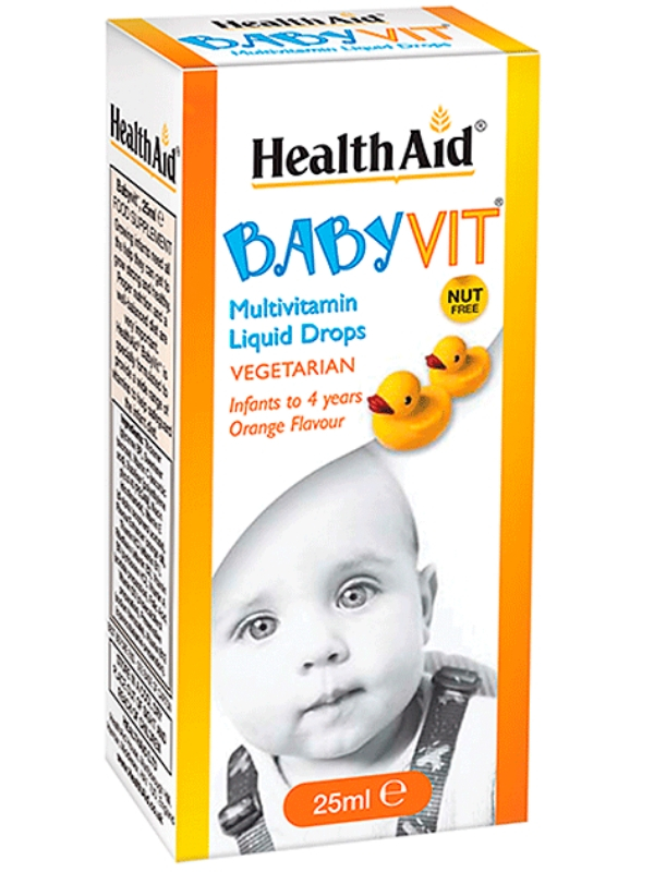Baby Vit - Orange Flavour (0-4yrs), 25ml (Health Aid)