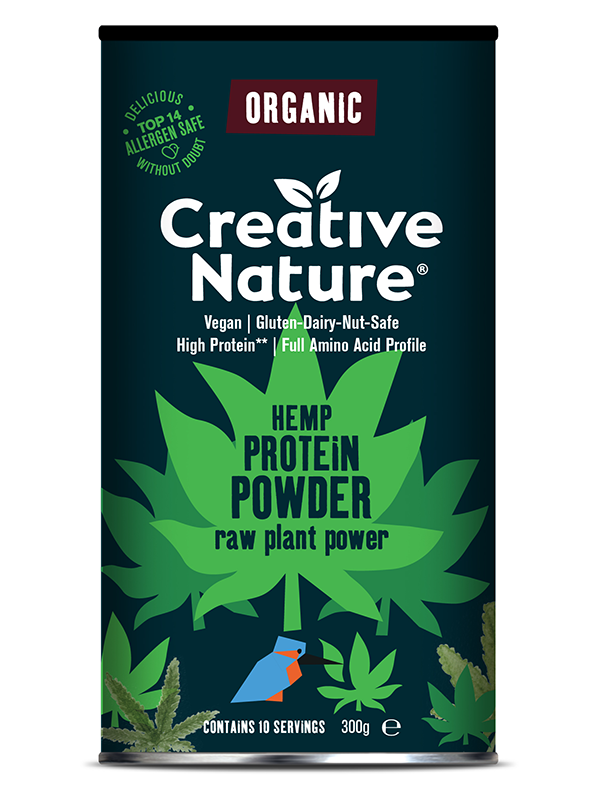 Hemp Protein Powder with Amino Acids 300g (Creative Nature) Healthy