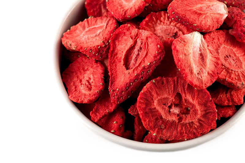 Freeze-Dried Sliced Strawberries 250g (Sussex Wholefoods)