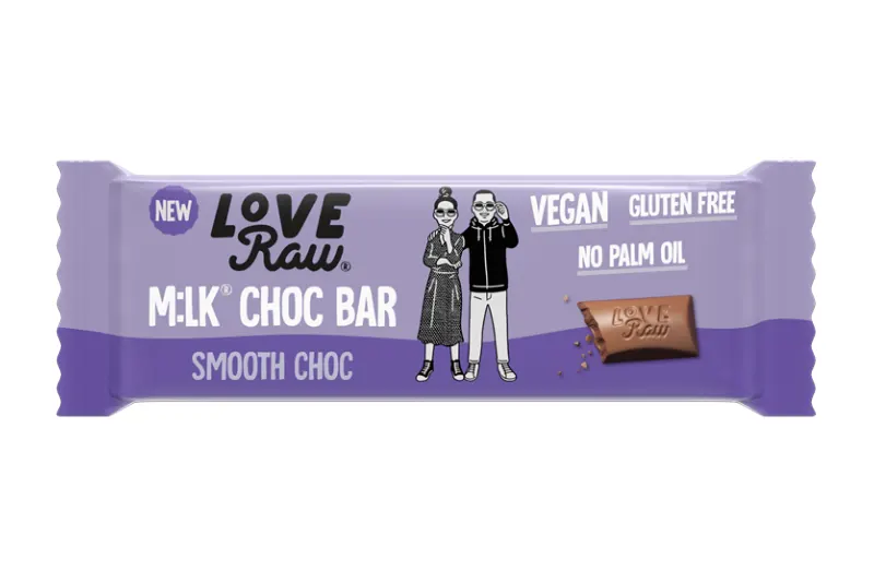 Smooth Chocolate M:lk Choc Bar 30g (Love Raw)