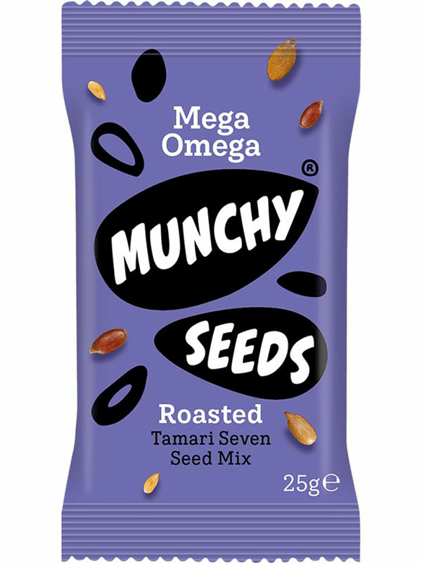 Mega Omega Tamari Roasted Seeds 25g (Munchy Seeds)
