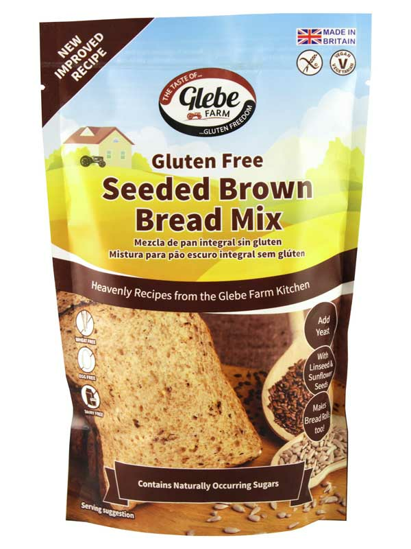 Seeded Brown Bread Mix, Gluten Free 300g (Glebe Farm)