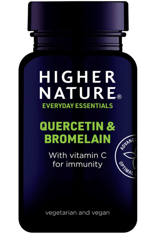 Quercetin and Bromelain, 60 Capsules (Higher Nature) Healthy Supplies