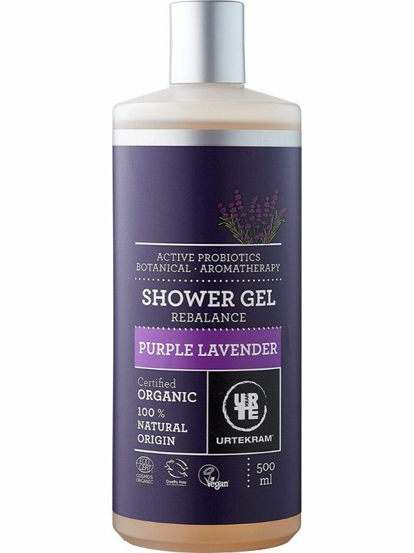 Purple lavender Shower Gel, Organic 250ml (Urtekram)