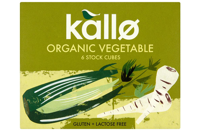 Organic Vegetable Stock Cubes 66g (Kallo)