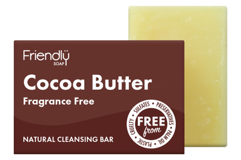 Cocoa Butter Facial Cleansing Bar 95g (Friendly Soap)