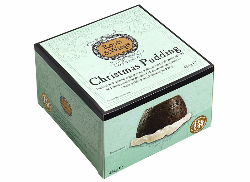 Organic Christmas Pudding 454g (Roots & Wings)