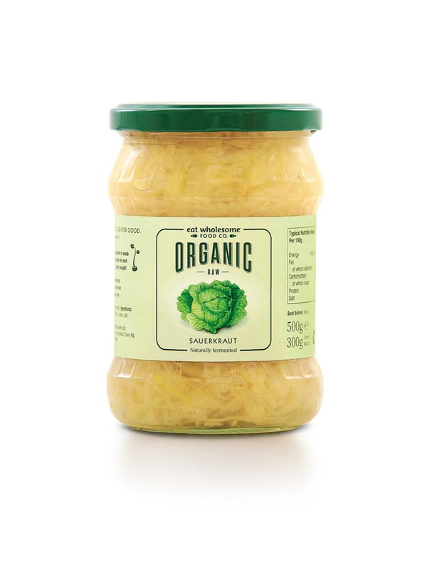 Organic Raw Sauerkraut 500g (Eat Wholesome) Healthy Supplies