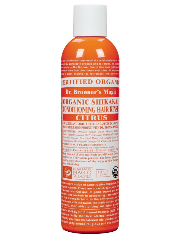 Citrus Shikakai Hair Conditioner, Organic 236ml (Dr. Bronner's