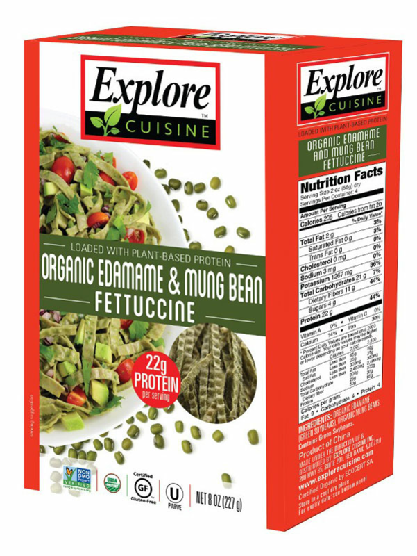 Edamame &amp; Mung Bean Fettuccine 200g, Organic (Explore Cuisine)