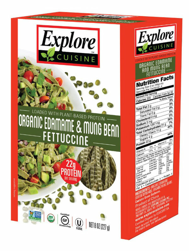 Edamame Mung Bean Fettuccine 200g Organic Explore Asian