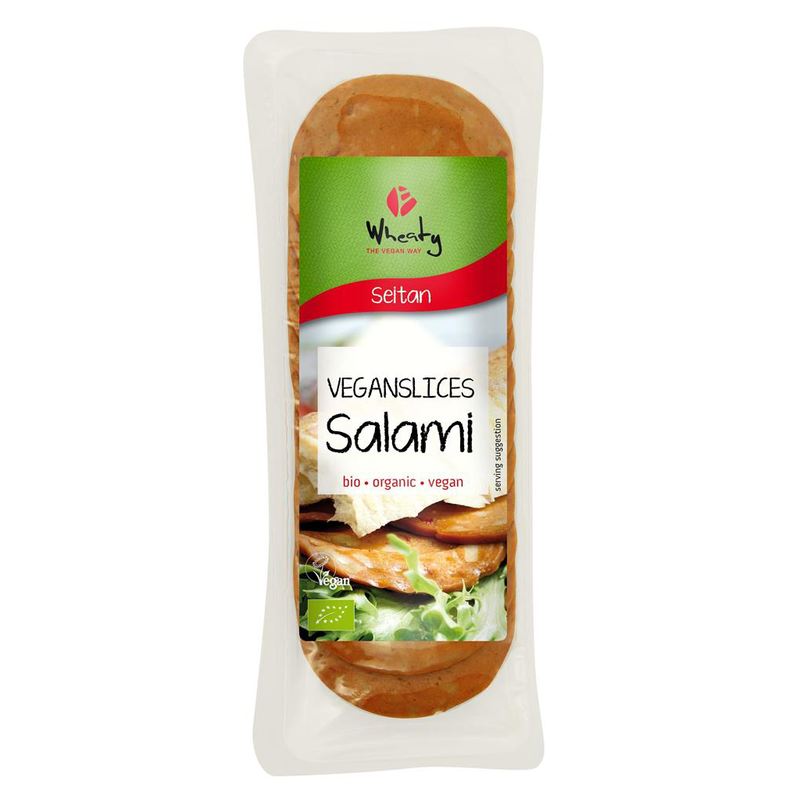 Organic Vegan Salami Slices 100g (Wheaty)