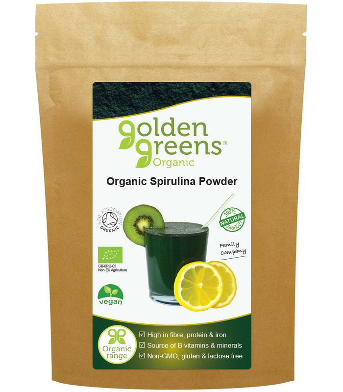 Spirulina Powder 100g, Organic (Greens Organic) Healthy Supplies