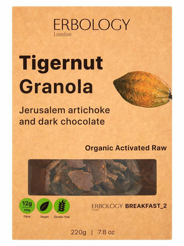 Tigernut Granola with Jerusalem Artichoke, Organic 220g (Erbology)