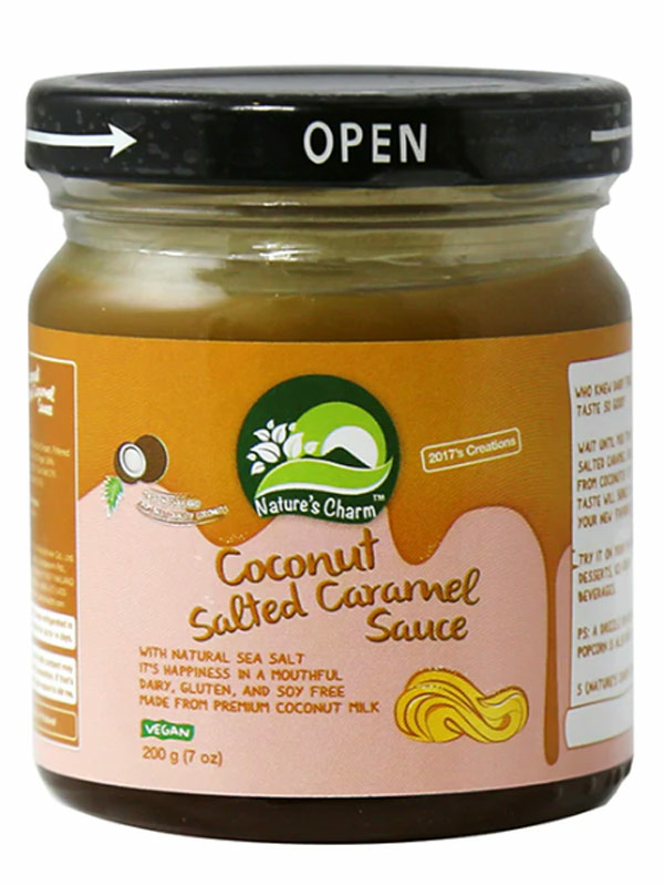 Coconut Salted Caramel Sauce 200g (Nature's Charm) Healthy Supplies