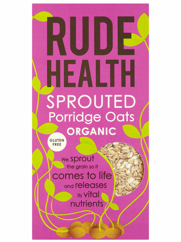 Sprouted Porridge Oats, Organic 500g (Rude Health)