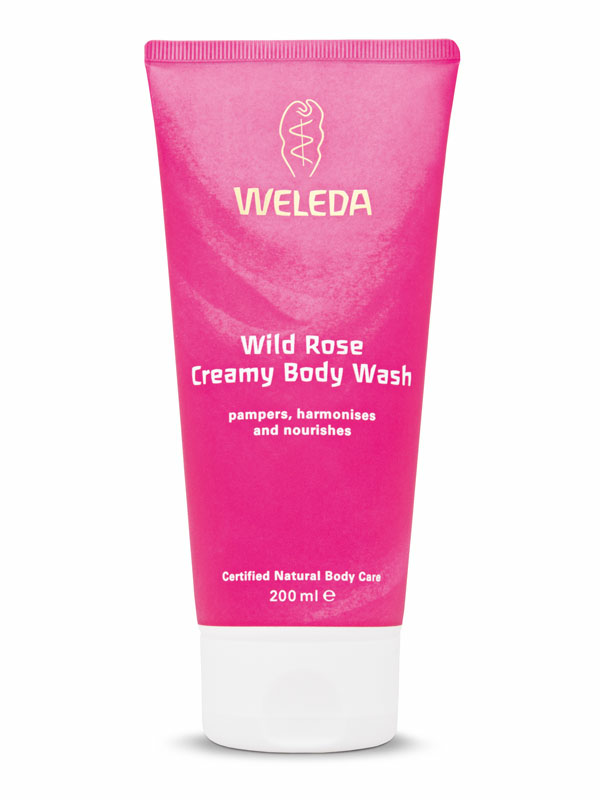 Wild Rose Creamy Body Wash 200ml (Weleda)