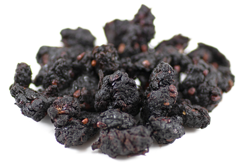 Premium Organic Black Mulberries 500g (Sussex Wholefoods)
