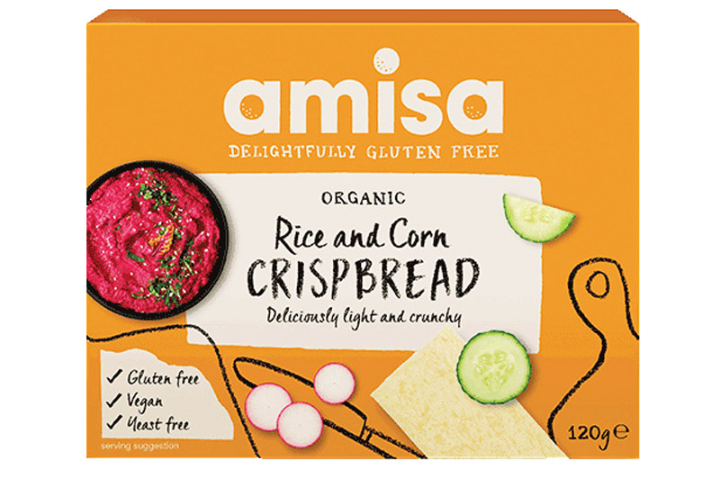 Corn & Rice Crispbread 150g (Amisa)