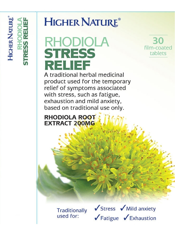 Rhodiola Stress Relief, 30tabs (Higher Nature)
