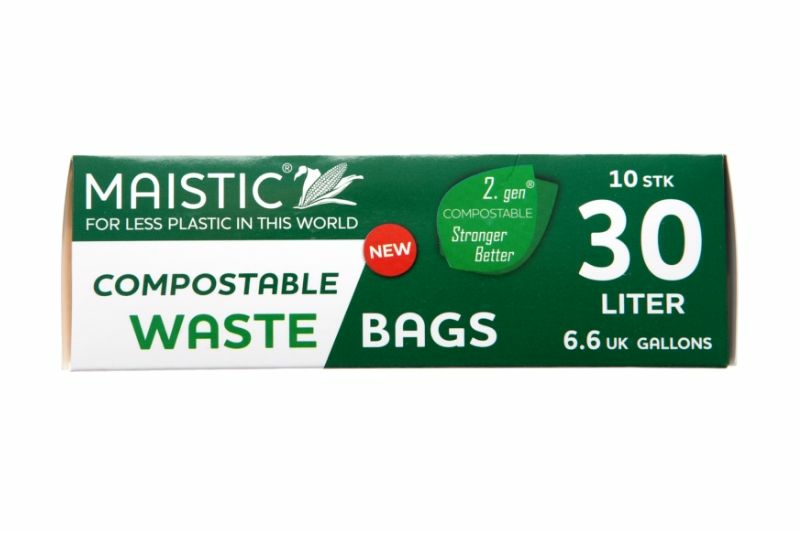 Compostable Waste Bag 30Ltr 10s (Maistic)