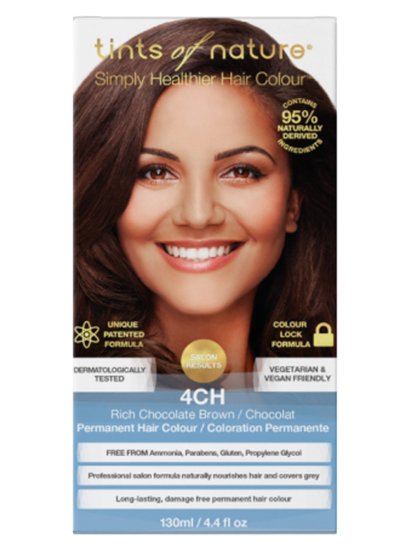 4CH Rich Chocolate Brown 130ml Tints of Nature