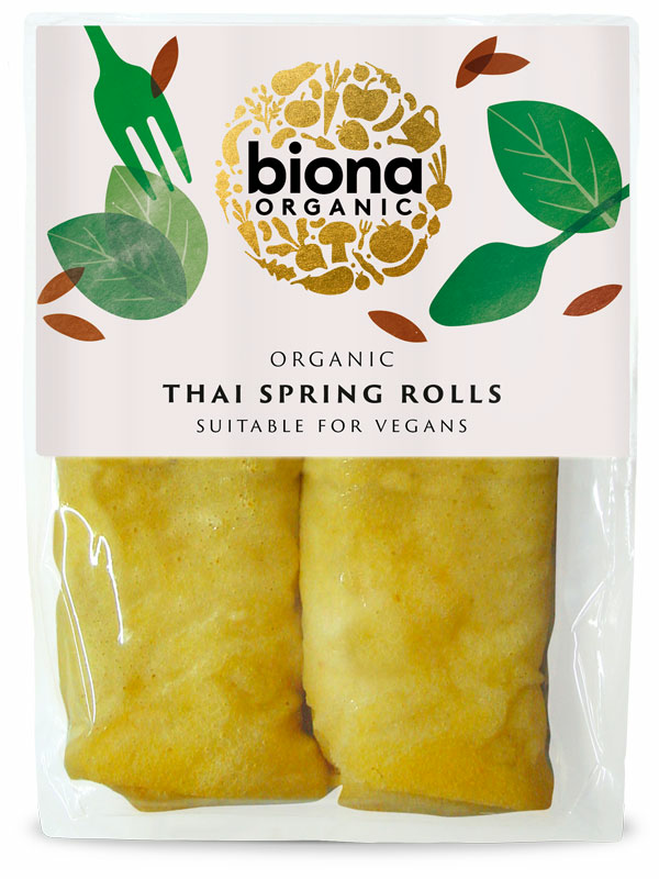 Organic Thai Spring Rolls Vegan 225g (Biona)