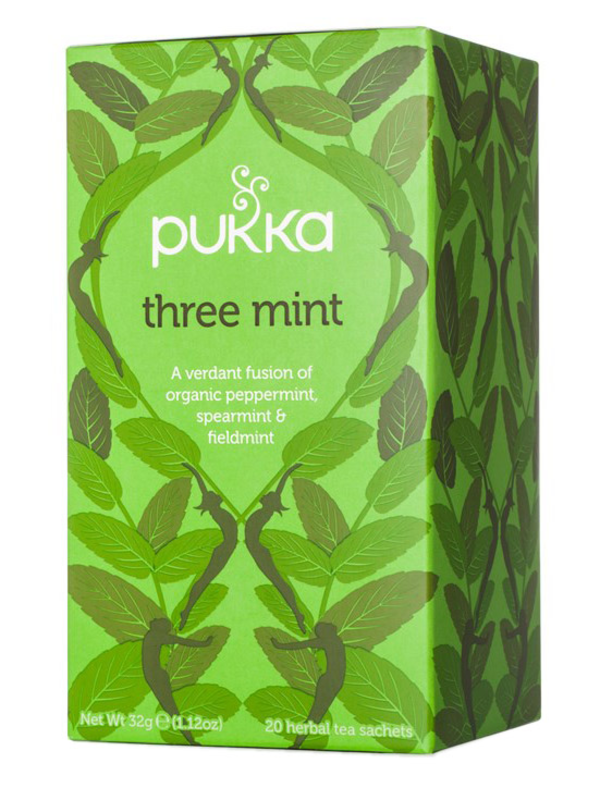 Three Mint Tea, Organic 20 x Sachets (Pukka)