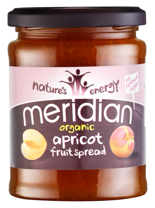 Apricot Fruit Spread, Organic 284g (Meridian)