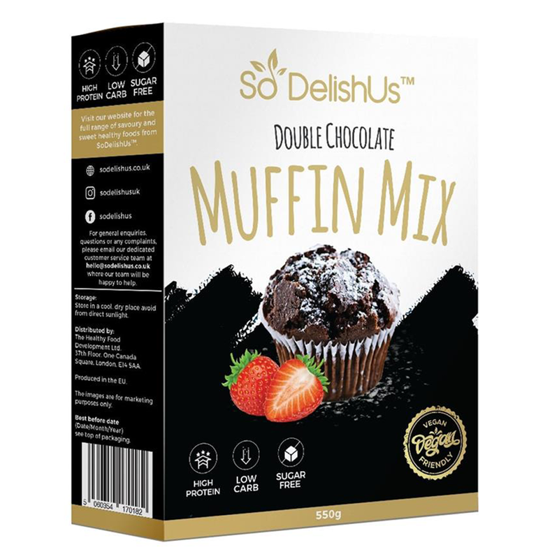Double Chocolate Muffin Mix 550g (SoDelishUs)