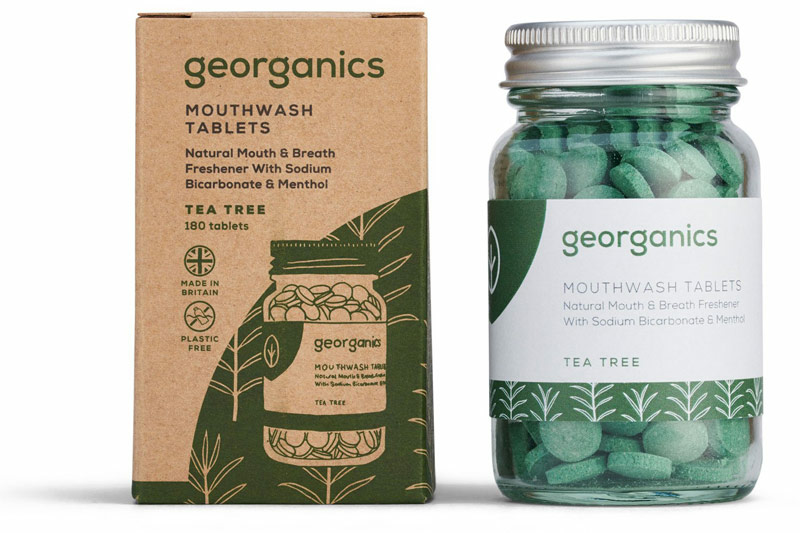 Tea Tree Mouthwash, 180 Tablets (Georganics)