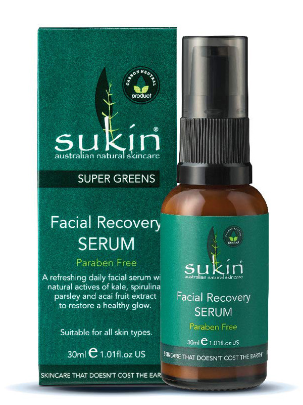 Super Greens Recovery Serum 30ml (Sukin)