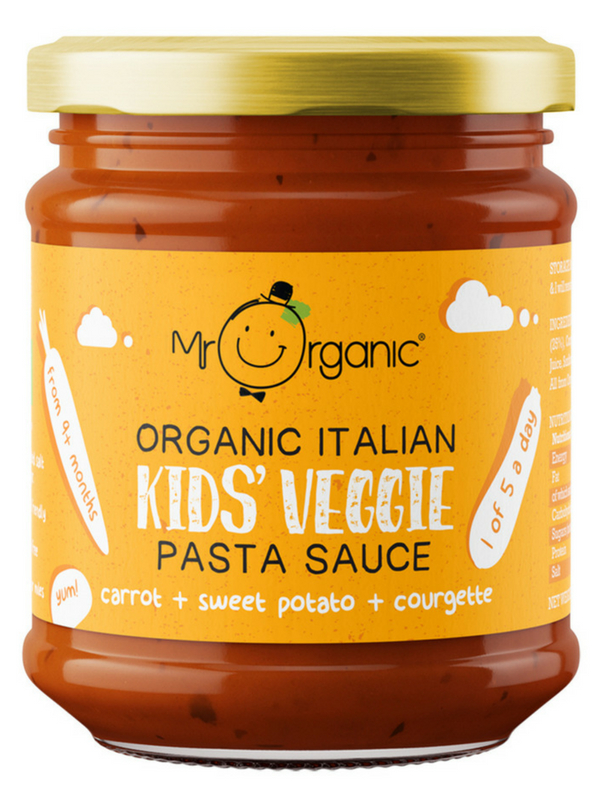 Kid's Carrot, Courgette and Sweet Potato Pasta Sauce 200g, Organic (Mr Organic)