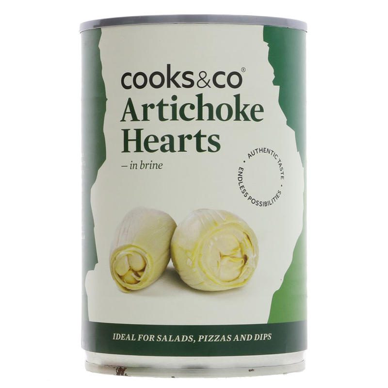 Artichoke Hearts in Brine 390g (Cooks and Co)