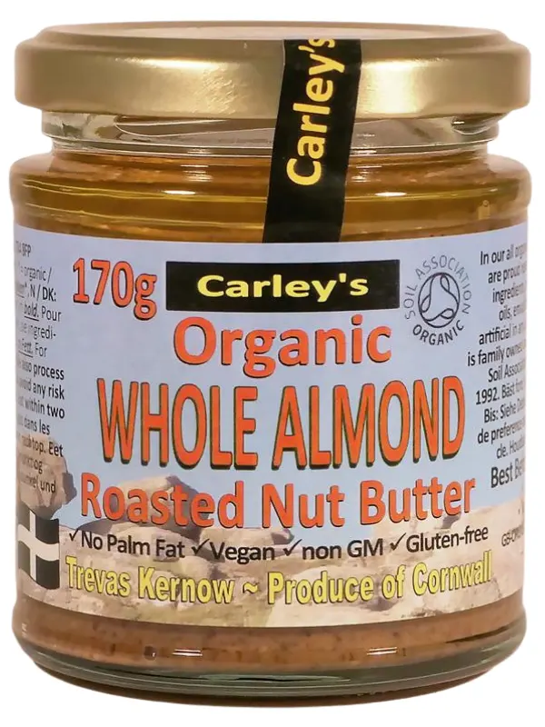 Organic Almond Butter 170g (Carley's)