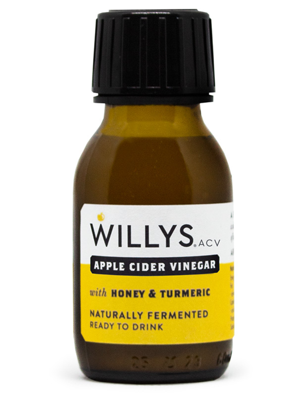 Apple Cider Vinegar, Honey & Turmeric Shot 60ml (Willy's)
