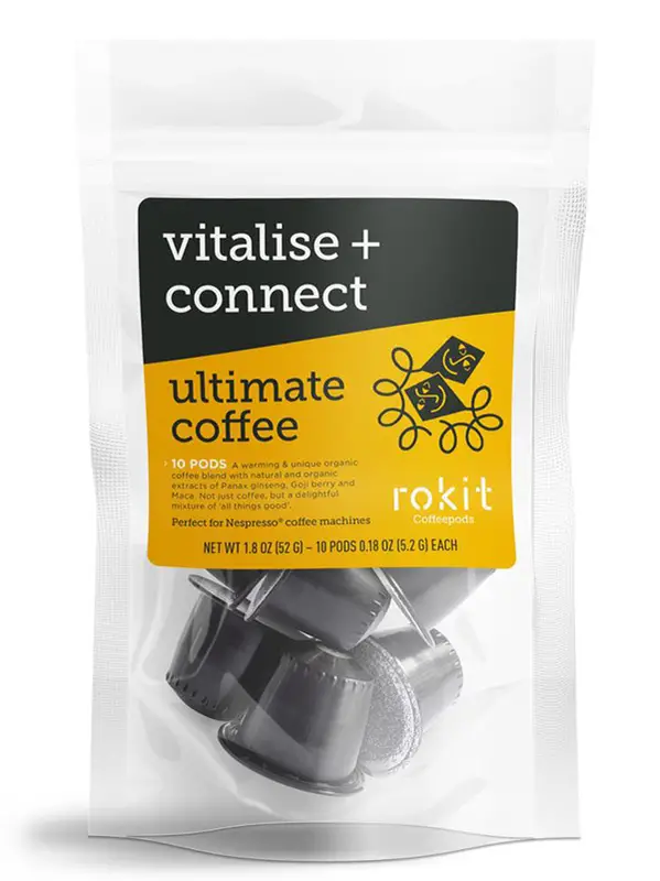 Ultimate Coffee Nespresso Compatible Pods 10 Pods (Rokit Pods