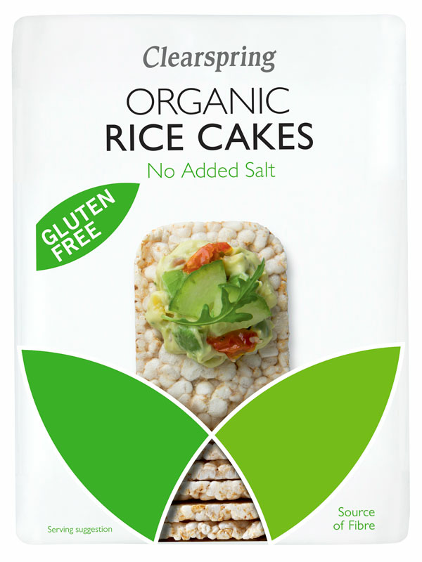 Rice Cakes without Salt, Organic 130g (Clearspring) Healthy Supplies