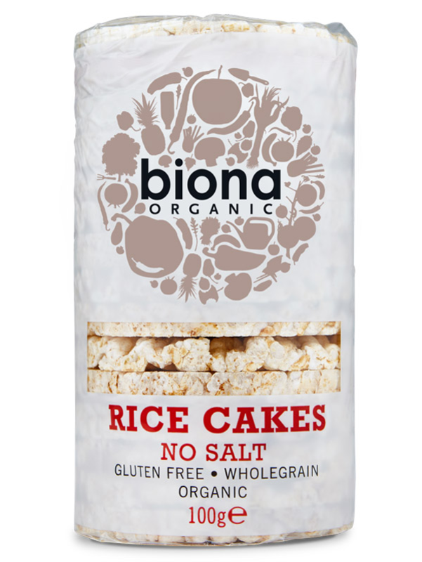 Organic Rice Cakes without Salt 100g (Biona)