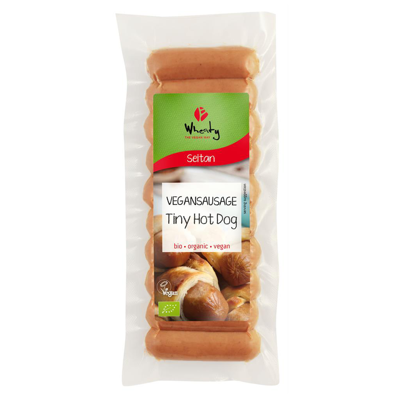 Organic Vegan Mini Hot Dog 200g (Wheaty)