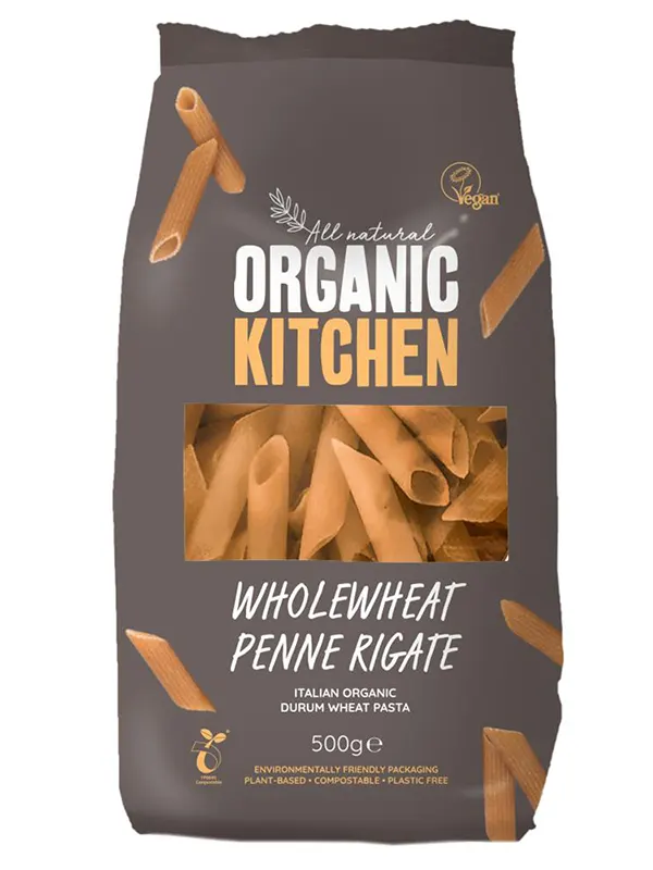 Organic Italian Wholewheat Penne 500g (Organic Kitchen)