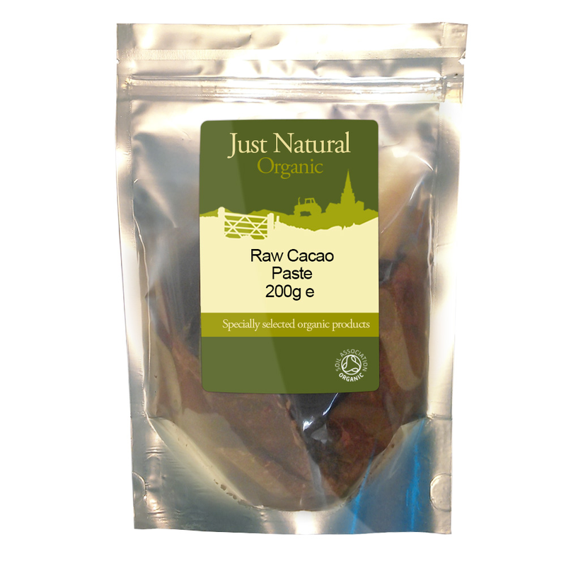 Cacao Paste Raw 200g, Organic (Just Natural Organic)