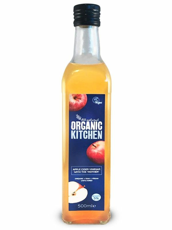 Raw Apple Cider Vinegar with The Mother, Organic 500ml (Organic Kitchen)