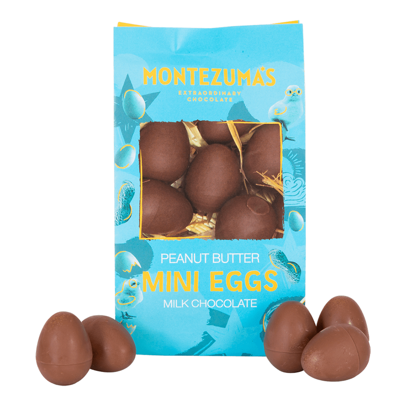Milk Chocolate Mini Eggs with Peanut Butter 150g (Montezuma's)