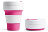 Collapsible Pocket Cup Pink 355ml (Stojo)