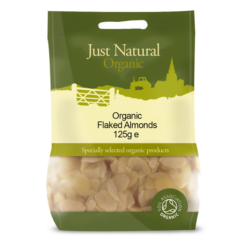 Almonds Flaked 125g, Organic (Just Natural Organic)