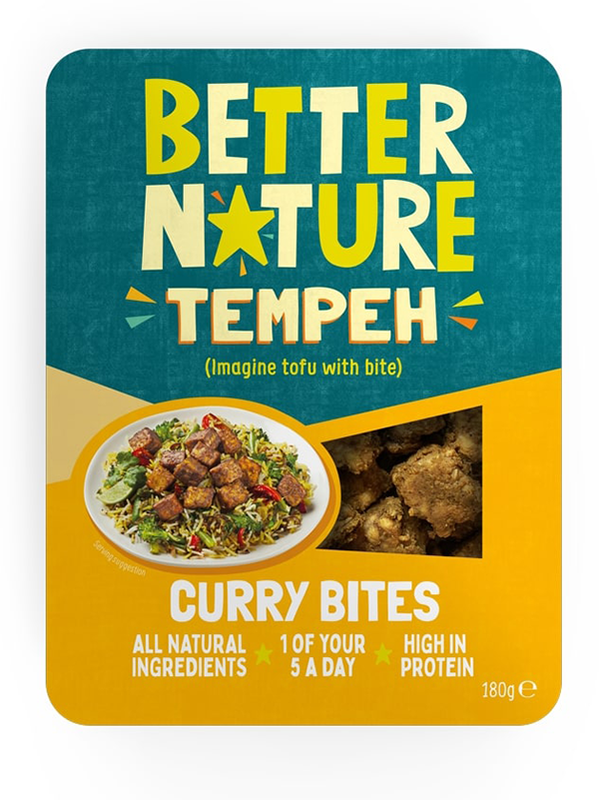 Tempeh Curry Bites 180g (Better Nature)