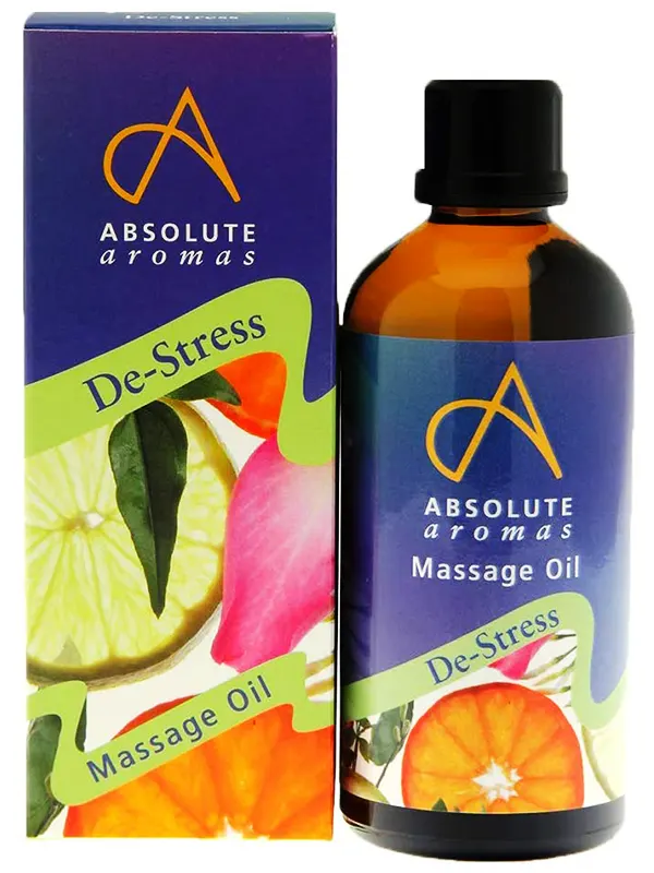 De-Stress Bath and Massage Oil 100ml (Absolute Aromas)